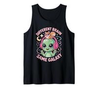 Neurodiverse Different Brain Same Galaxy Alien Squirrel ADHD Tank Top
