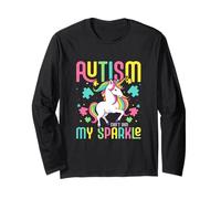 Neurodiverse Sparkle Autism Pride Long Sleeve T-Shirt