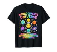 Neurodiverse Universe Autism ADHD Dyslexia Unique Mind T-Shirt