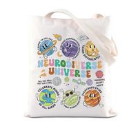 Neurodiverse Universe -Autism Awareness Gift Special Education Teacher Tote Bag Mental Health-Autism Acceptance Gift (Neur Tote)