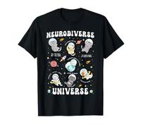 Neurodiverse Universe Cat Space Planet Special Education T-Shirt
