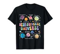 Neurodiverse Universe Space Planet Special Education Teacher T-Shirt