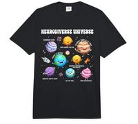 Neurodiverse Universe Sped Teacher Neurodiversity ASD ADHD Comfort Colors Adult Heavyweight T-Shirt