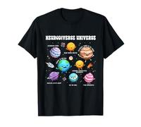 Neurodiverse Universe Sped Teacher Neurodiversity ASD ADHD T-Shirt