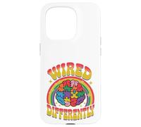 Neurodiverse Wired Differently Autism Spectrum ADHD Case for iPhone 15 Pro