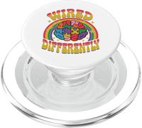 Neurodiverse Wired Differently Autism Spectrum ADHD PopSockets PopGrip for MagSafe