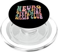 Neurodiversity Affirming Moms Club Autism Awareness ADHD PopSockets PopGrip for MagSafe