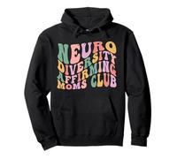 Neurodiversity Affirming Moms Club Autism Awareness ADHD Pullover Hoodie