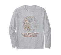 Neurodiversity Affirming OT Floral Occupational Therapy Long Sleeve T-Shirt