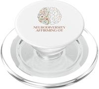 Neurodiversity Affirming OT Floral Occupational Therapy PopSockets PopGrip for MagSafe