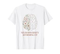 Neurodiversity Affirming OT Floral Occupational Therapy T-Shirt
