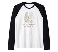 Neurodiversity Affirming OT Floral Occupational Therarapy Raglan Baseball Tee