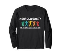 Neurodiversity All Great Minds Don't Think Alike Awareness Long Sleeve T-Shirt
