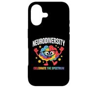 Neurodiversity Celebrate The Spectrum With Glasses Brain Case for iPhone 17