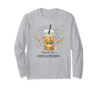 Neurodiversity Fueled By Coffee and Inclusion Teacher Autism Long Sleeve T-Shirt