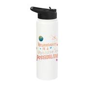 Neurodiversity is a Universe of Possibilities Stainless Steel Insulated Water Bottle