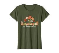 Neurodiversity is Beautiful Autism Neurodivergent ABA Therap T-Shirt, Women, Olive Green, X-Small