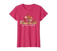 Neurodiversity is Beautiful Autism Neurodivergent ABA Therap T-Shirt, Women, Red Heather, X-Small