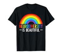 Neurodiversity is beautiful infinity rainbow ADHD ASD T-Shirt