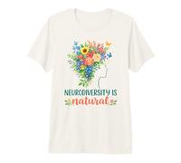 Neurodiversity is Natural Autism Neurodivergent Premium T-Shirt