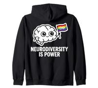 NEURODIVERSITY IS POWER Design Zip Hoodie