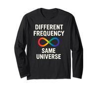 Neurodiversity Neurodivergent ADHD ASD Rainbow Infinity Long Sleeve T-Shirt