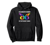Neurodiversity Neurodivergent ADHD Autism ASD Awareness Pullover Hoodie