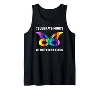 Neurodiversity Neurodivergent ADHD Autism ASD Awareness Tank Top