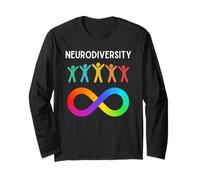 Neurodiversity Neurodivergent Rainbow Affinity ADHD Autism Long Sleeve T-Shirt
