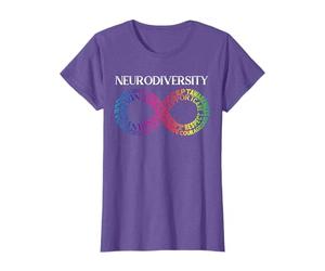 Neurodiversity Neurodivergent Rainbow Infinity ADHD ASD T-Shirt
