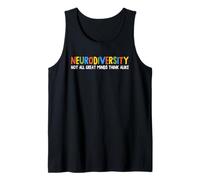 Neurodiversity Not All Great Minds Think Alike Autism SPED Tank Top