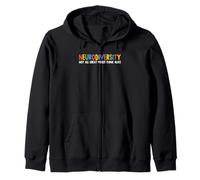 Neurodiversity Not All great minds think alike Autism SPED Zip Hoodie