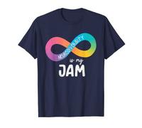 Neurodiversity Rainbow Infinity Neurodiversity is my jam T-Shirt