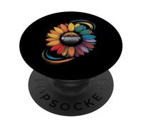 Neurodiversity Sunflower Celebrate the Spectrum PopSockets Adhesive PopGrip