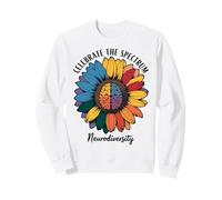 Neurodiversity Sunflower Celebrate the Spectrum Sweatshirt