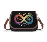 Neurodiversity Symbol Small Cross Body Bag Women Handbag Purse Shoulder Bags with Removable Strap