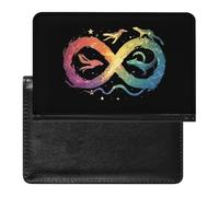 Neurodiversity Symbol Trendy Passport Holder Credit Card Cover Travel Essentials Wallet