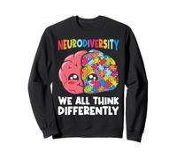 Neurodiversity Think Differently Autism Disorder Awareness Sweatshirt