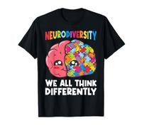 Neurodiversity Think Differently Autism Disorder Awareness T-Shirt