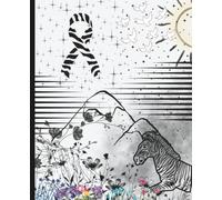Neuroendocrine Cancer Journal - Zebra Ribbon Awareness & Support Journal for Fighters, Survivors & Caregivers: 150 Lined Pages, Cream-Colored Paper, 7.5" x 9.25" Glossy Paperback