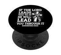 Neuroendocrine Tumor Awareness NET Cancer Warrior Carcinoid PopSockets Adhesive PopGrip