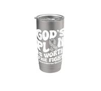 Neuroendocrine Tumor Awareness NET Cancer Warrior Carcinoid Stainless Steel Insulated Tumbler