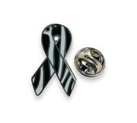 Neuroendocrine tumor/carcinoid cancer/Ehlers-Danlos syndrome (EDS) Awareness Zebra Pin Badge