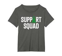 Neurofibromatosis Warrior Support Squad Neurofibromatosis T-Shirt, Women's Plus, Asphalt Grey, 1X