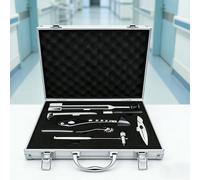 Neurological Examination Set 7-Piece Diagnostic Kit for Temperature Sensation, Tendon Reflexes, Pinprick Testing & Touch Pressure Sensation