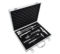 Neurological Examination Set, 7-Piece DPN Diagnostic Kit with Aluminum Box, Ergonomic Handle Design, 5 Examinations, for Hospital, Clinic