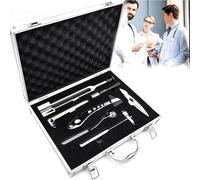 Neurological Examination Set, DPN Diagnostic 7-Piece Set, Neurological Reflex, for Testing Of Pinprick Sensation, Touch Pressure Sensation,Temperature Sensation,Vibration Sensation and Tendon Reflexes
