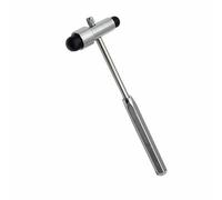 Neurological Percussion Reflex Hammer, 18cm/7in Staineless Steel Buck Hammer Diagnostic Examination Muscle Reflex Testing Tool for Surgeons and Nurses