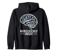 Neurologically Unique Celebrate Disability Pride Awareness Zip Hoodie