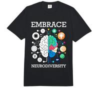 Neurologist Neurodiversity. Embrace ADHD Comfort Colors Adult Heavyweight T-Shirt